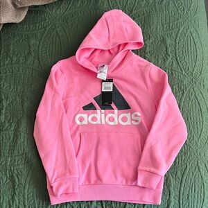 Adidas Kids Hoodie in Bright Pink